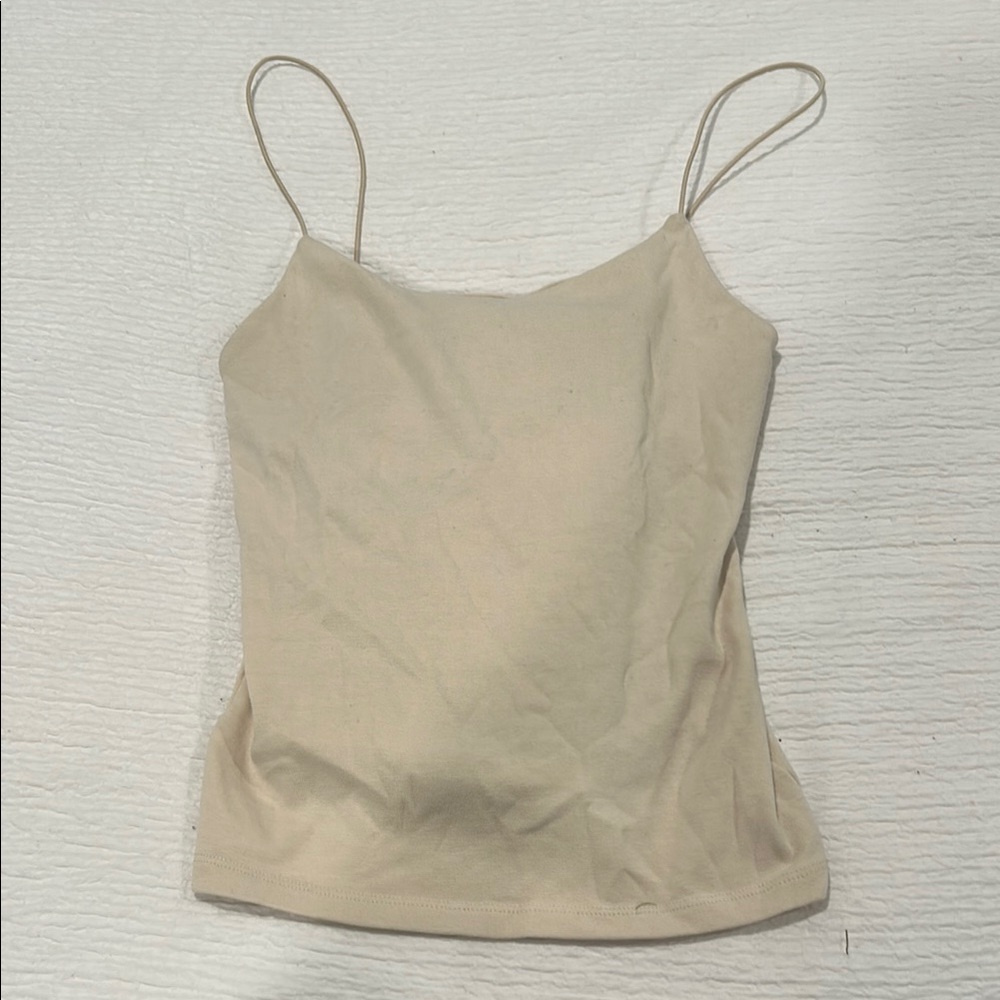 Zara Basics Tan Tank-top